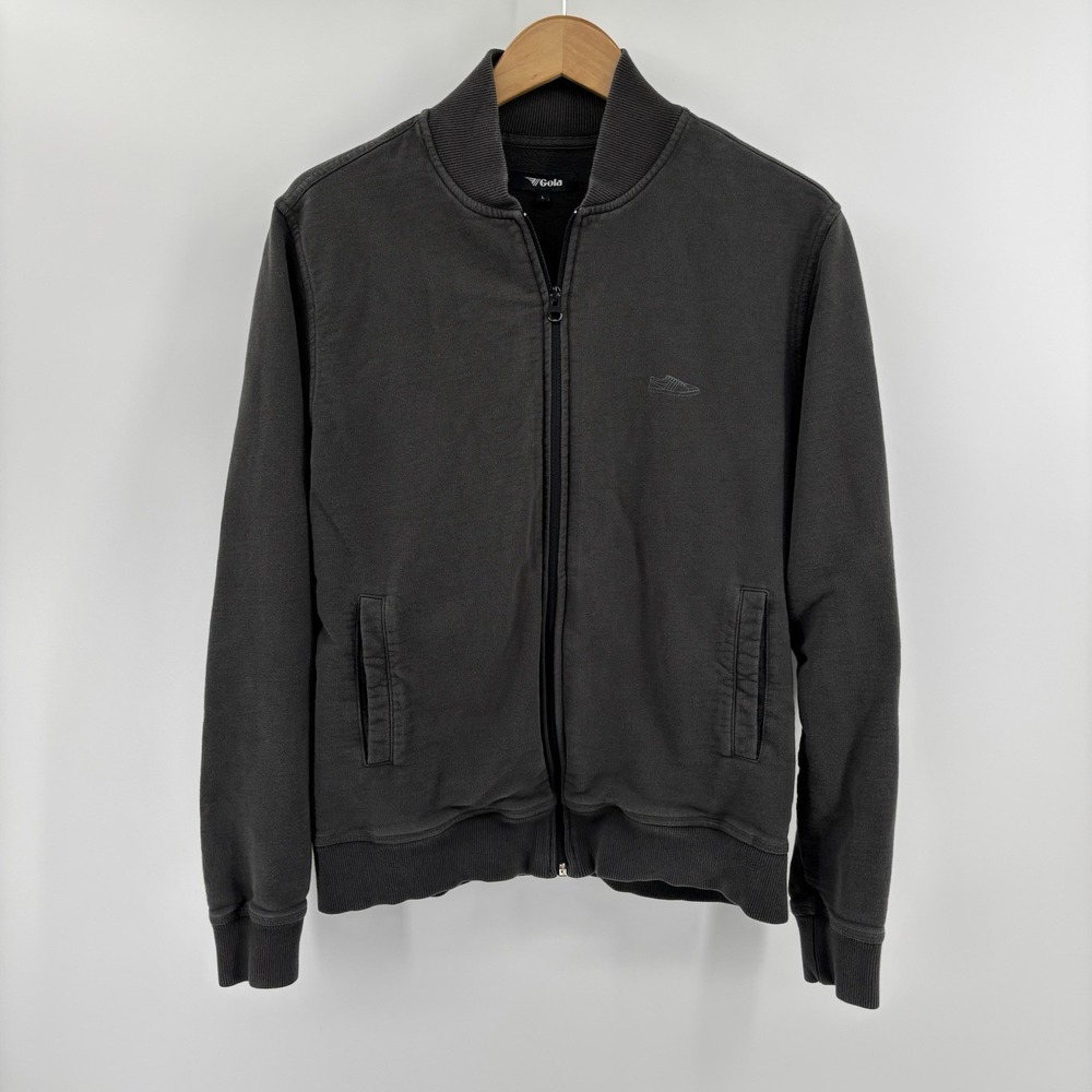 Gola Zip Up Sweatshirt Men's Size L 100% Cotton Preppy Sporty